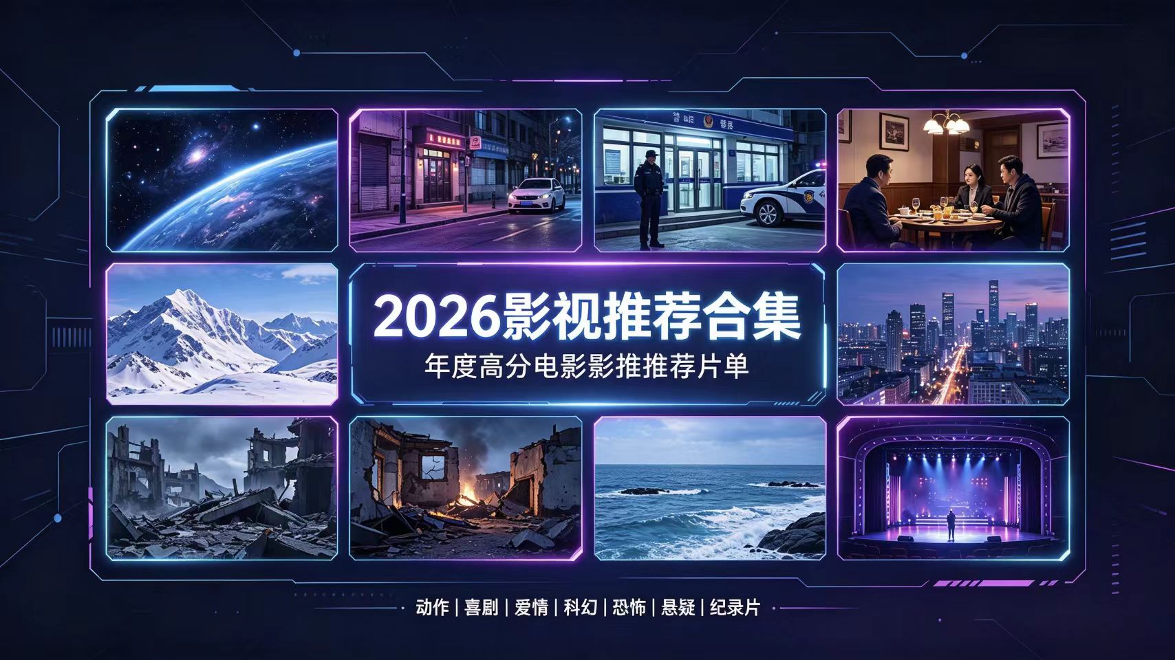 2026影视推荐合集｜年度高分电影推荐片单