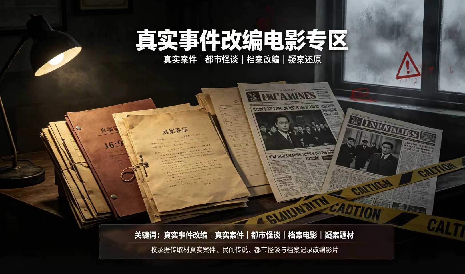 真实事件改编专区｜真实案件灵异原型影视合集